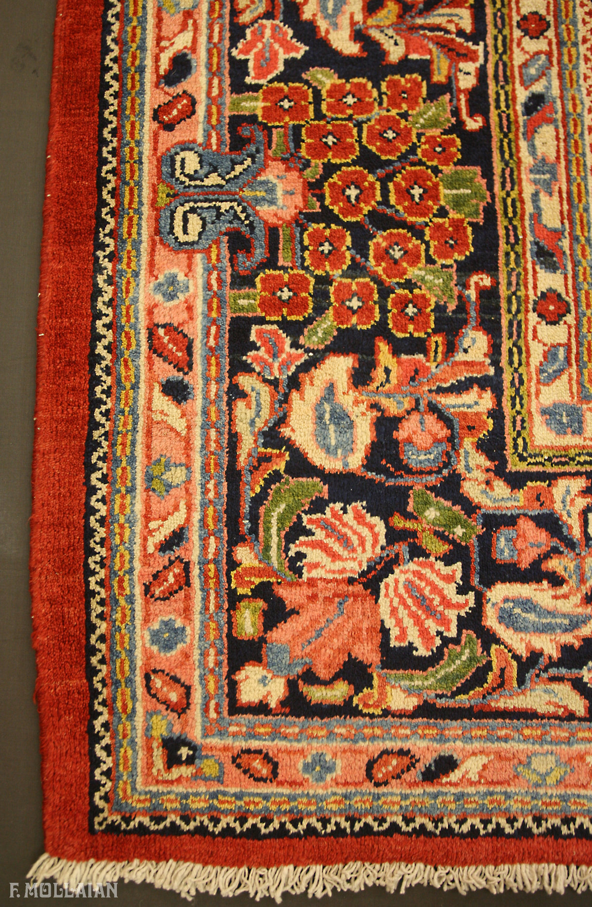 Tappeto persiano vintage tessuto a mano, 1950