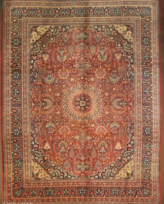 Tappeto Grande Persiano Antico Kashan Dabir n°:70938871