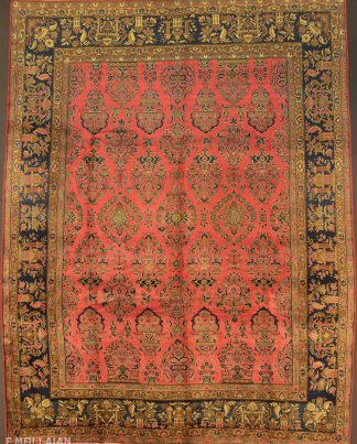 Tappeto Persiano Antico Kashan Kurk n°:71494298