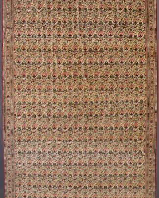 Semi-Antique Persian Tehran Part Silk Carpet n°:81400650
