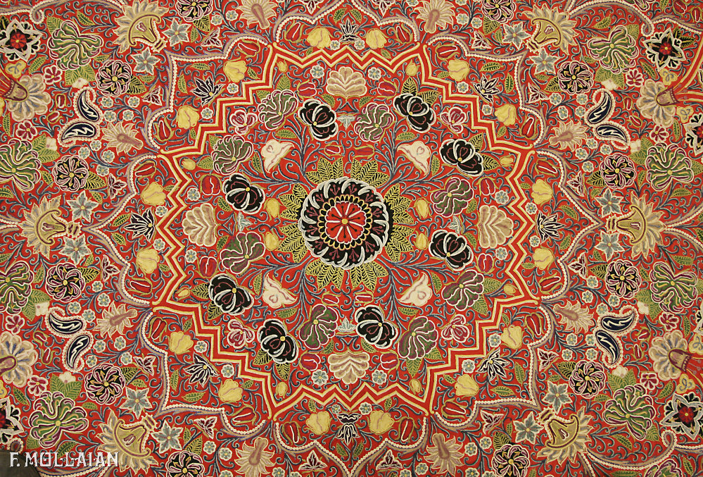 Têxtil Persa Antigo Rashti-Duzi n°:91106240