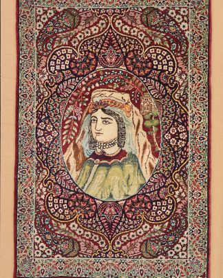 A Small Antique Persian Kerman Ravar Rug n°:65726883