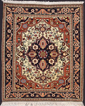 Antique Persian Kashan Mohtasham Rug n°:67167423