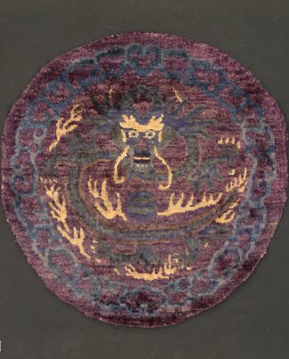 A Framed Antique Chinese Peking Silk Rug n°:99850815