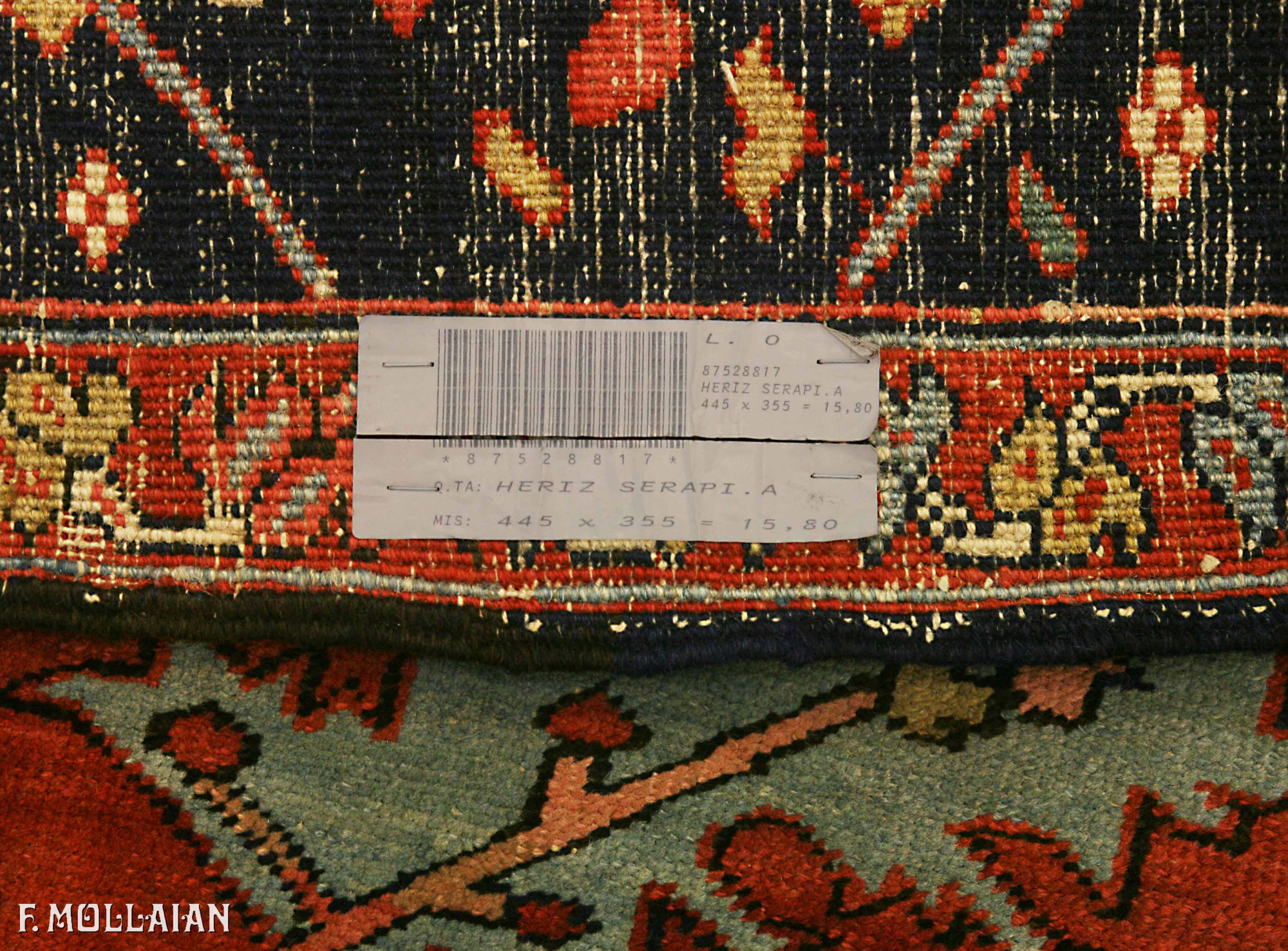 Antique Persian Heriz Serapi Carpet n°:87528817