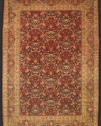 Tappeto Grande Persiano Antico Kashan Dabir n°:98151652