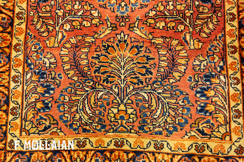 Antique Persian Small Saruk Rug n°:53259718