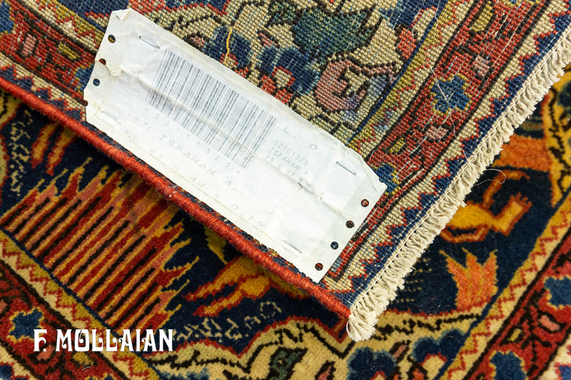 Pair of Small Antique Persian Isfahan Rug n°:15003415