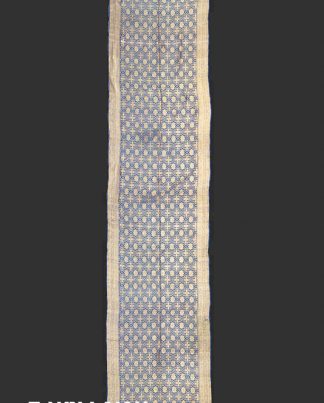 Antique Indian Long Silk Textile with Metal Thread n°:95805336