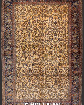 Tappeto  Antico Persiano Kashan Kurk Over-size All-over n°:70729208