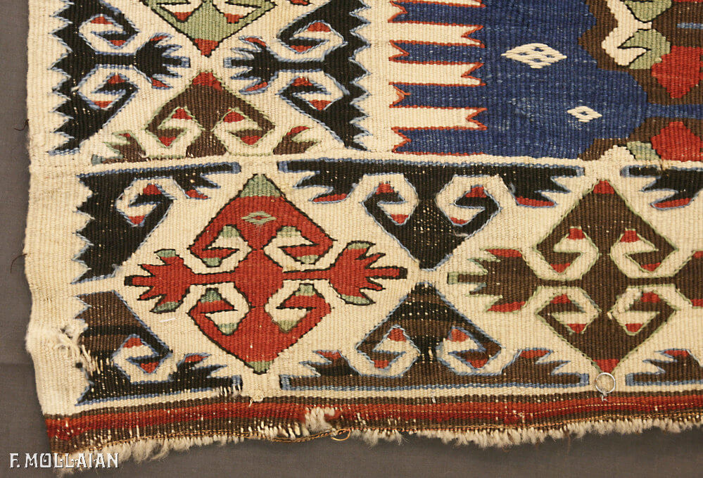 Antique Blue field Kilim Anatolia n°:21485531