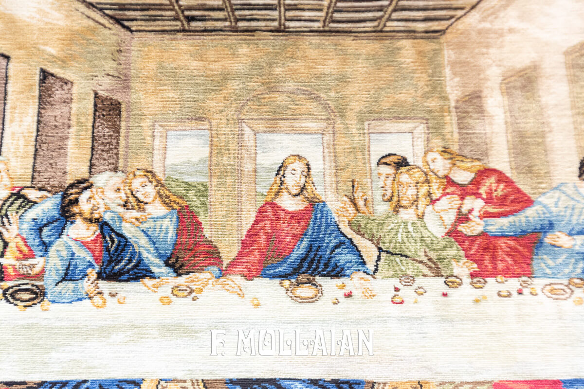 Extremely Fine «The Last Supper» Hereke Rug n°:233032