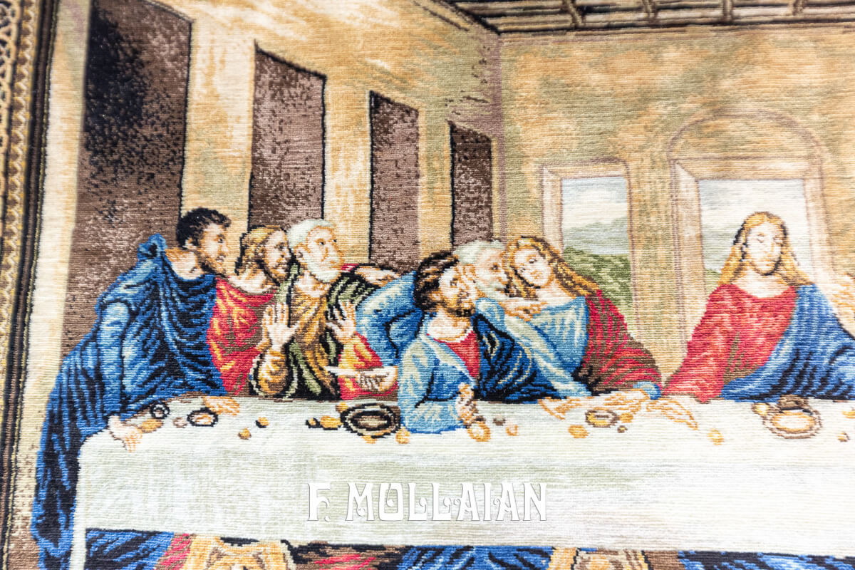 Extremely Fine « The Last Supper » Hereke Rug n°:233032
