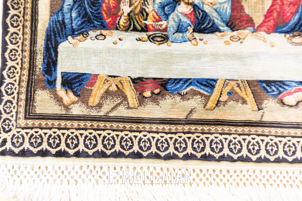 Extremely Fine „The Last Supper“ Hereke Rug n°:233032