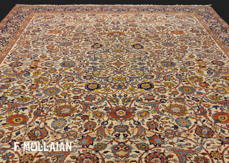 Isfahan Rug Silk Warp Signed n°:85039872