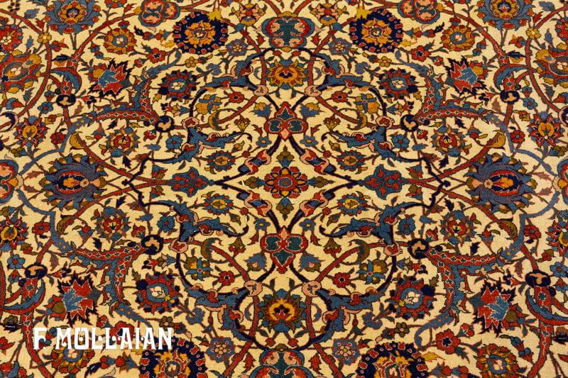 Isfahan Rug Silk Warp Signed n°:85039872