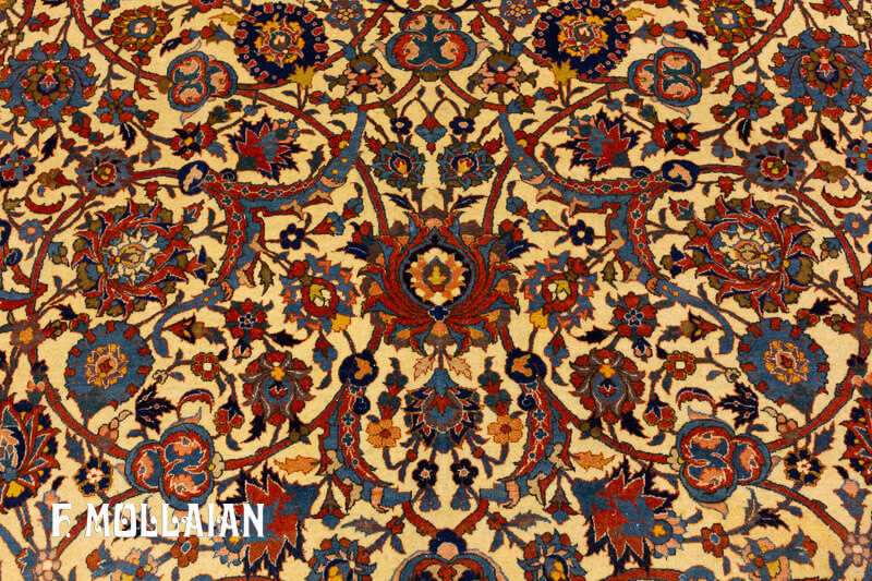 Isfahan Rug Silk Warp Signed n°:85039872