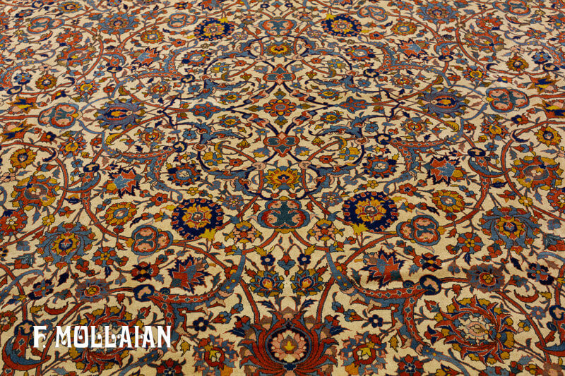 Isfahan Rug Silk Warp Signed n°:85039872