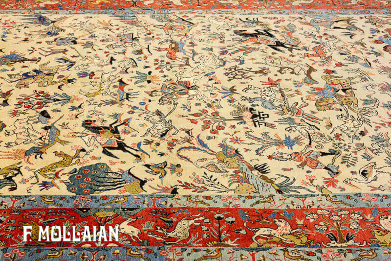 Antique Persian Tehran Rug n°:51491333