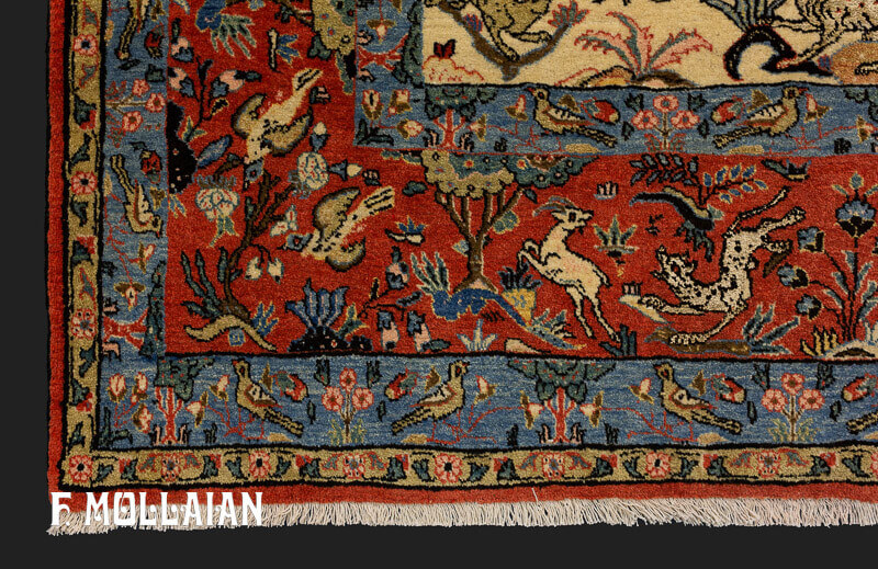 Antique Persian Tehran Rug n°:51491333