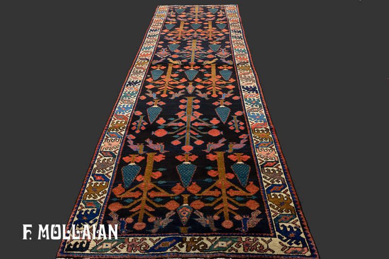 Antique Persian Bakhtiari Runner Rug n°:99796034