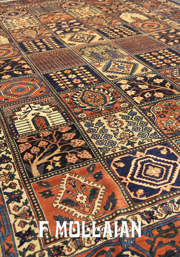 Antique Persian Bakhtiari Carpet n: 10235289