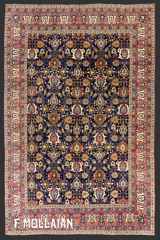 Antique Persian Varamin Carpet n°:14838759