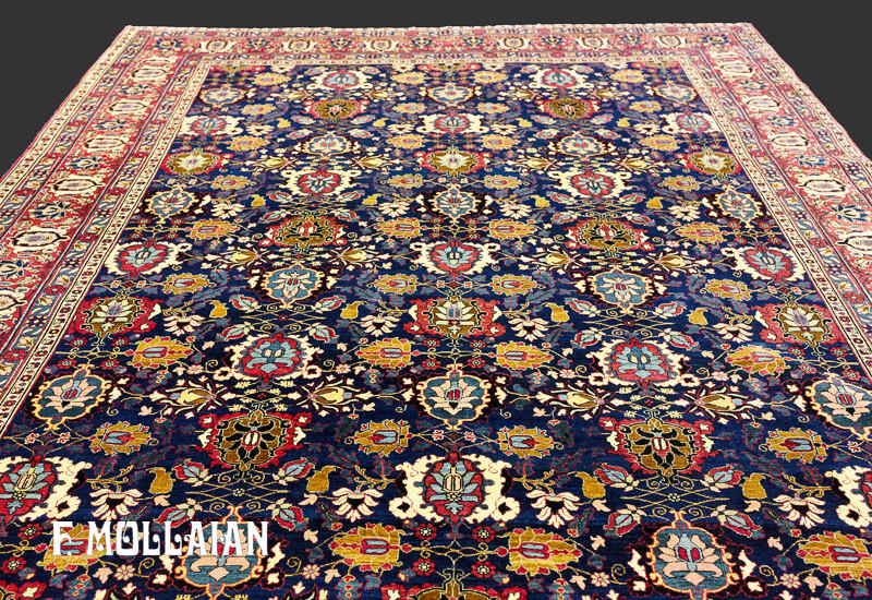 Antique Persian Varamin Carpet n°:14838759