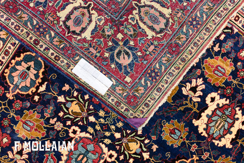 Antique Persian Varamin Carpet n°:14838759