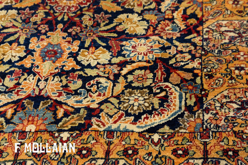 Antique Persian Kerman Ravar Bothe Design Rug n°:18287350