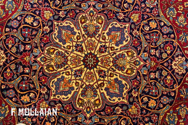 Antique Persian Semnan Carpet  n°:19456938