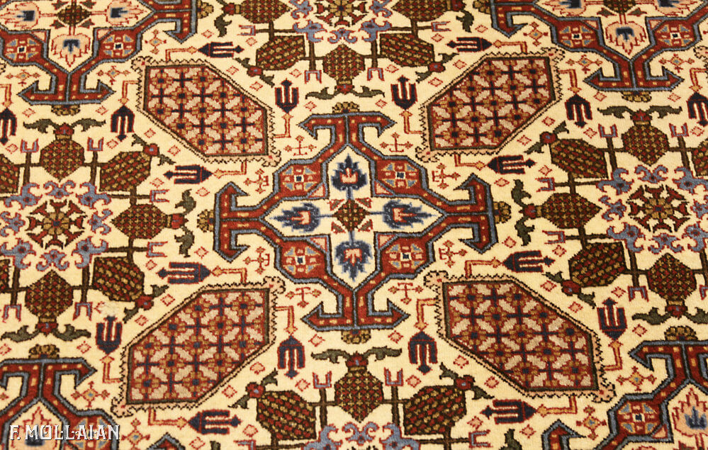 Semi-Antique All-over Persian Qum Rug n°:24891169