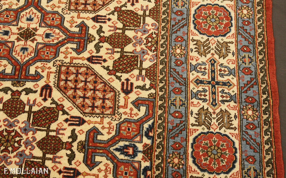 Semi-Antique All-over Persian Qum Rug n°:24891169