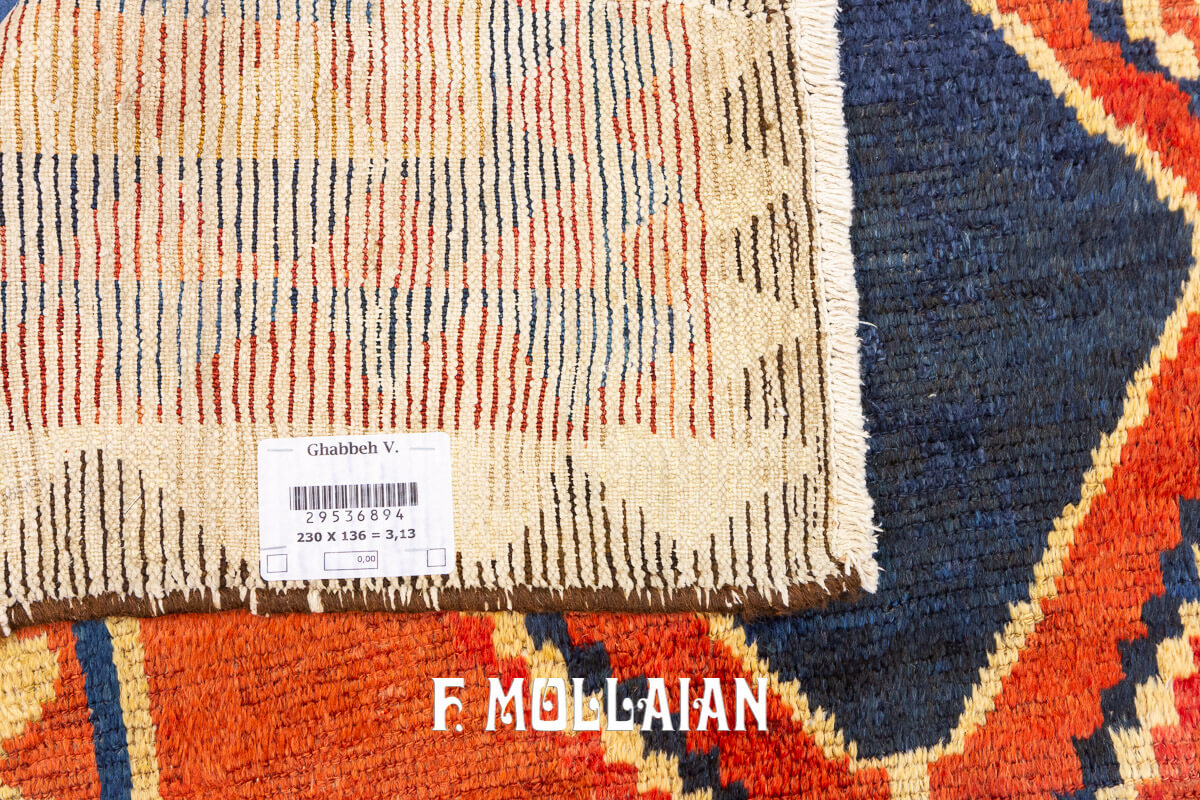 Persian Gabbeh Rug Geometric Design n°:29536894