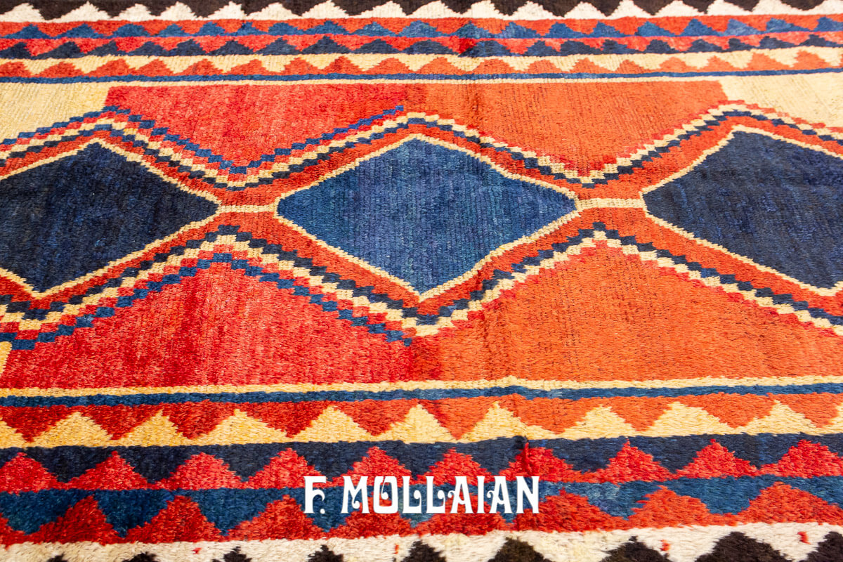 Persian Gabbeh Rug Geometric Design n°:29536894