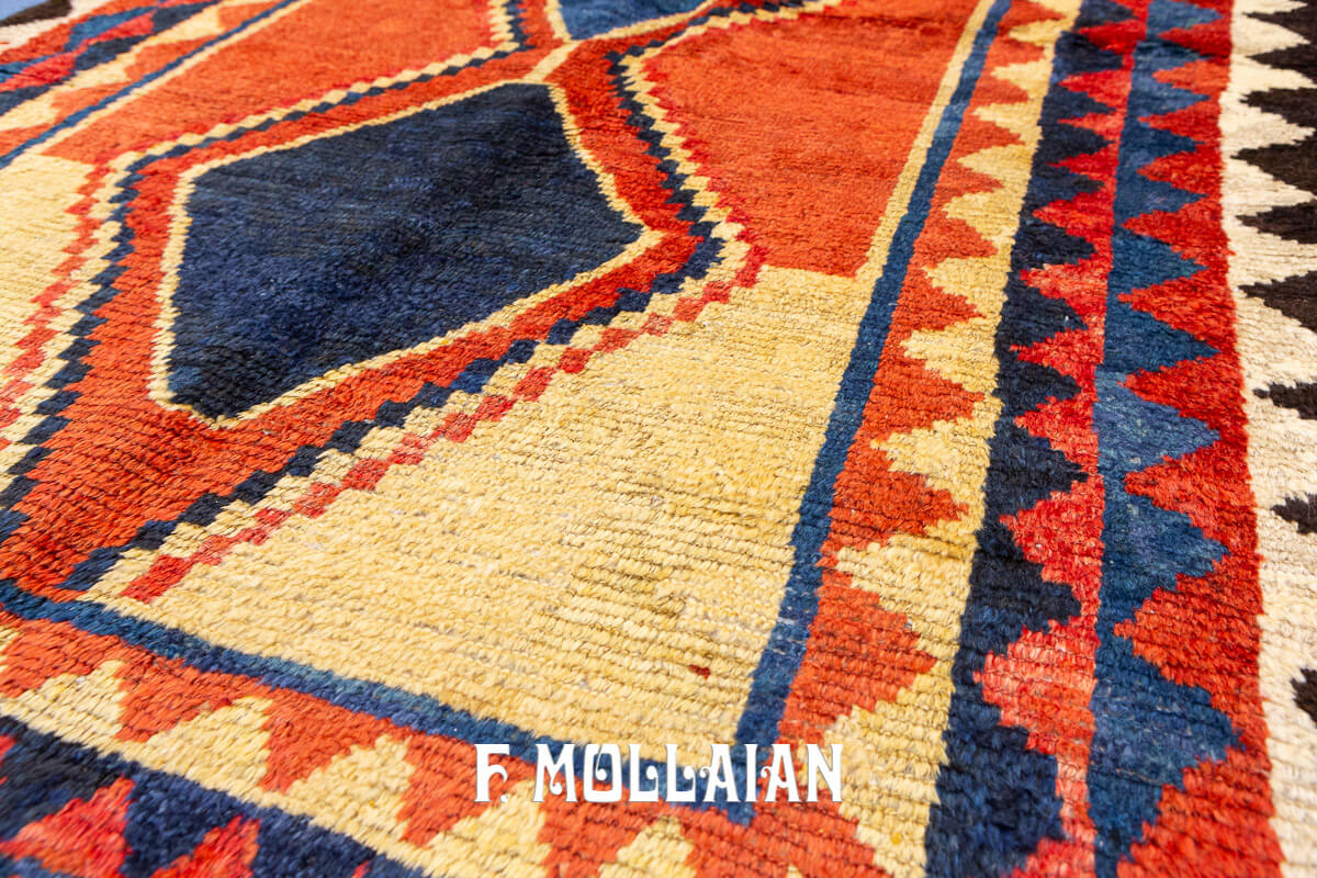 Persian Gabbeh Rug Geometric Design n°:29536894