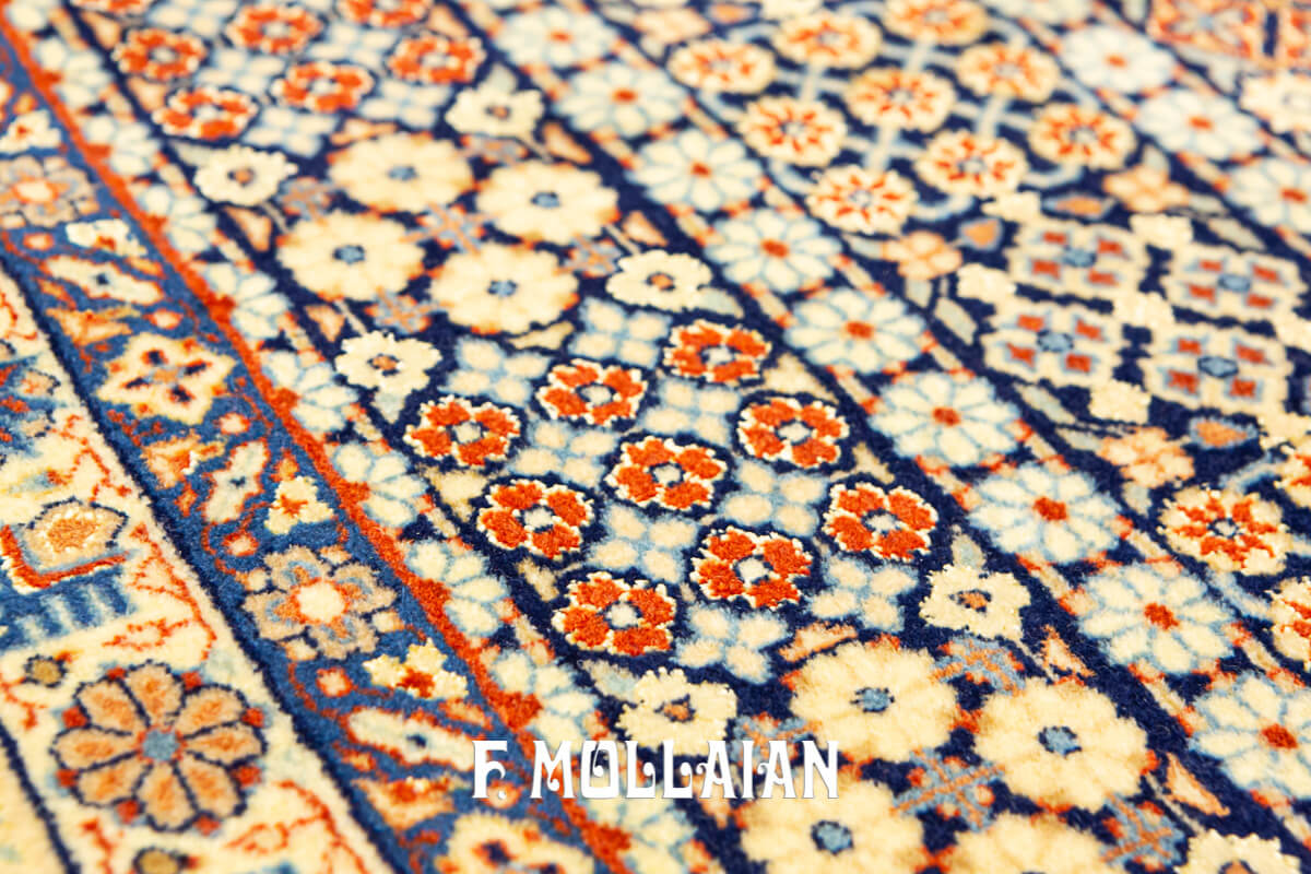 Persian Isfahan Carpet Warp Silk n°:305489