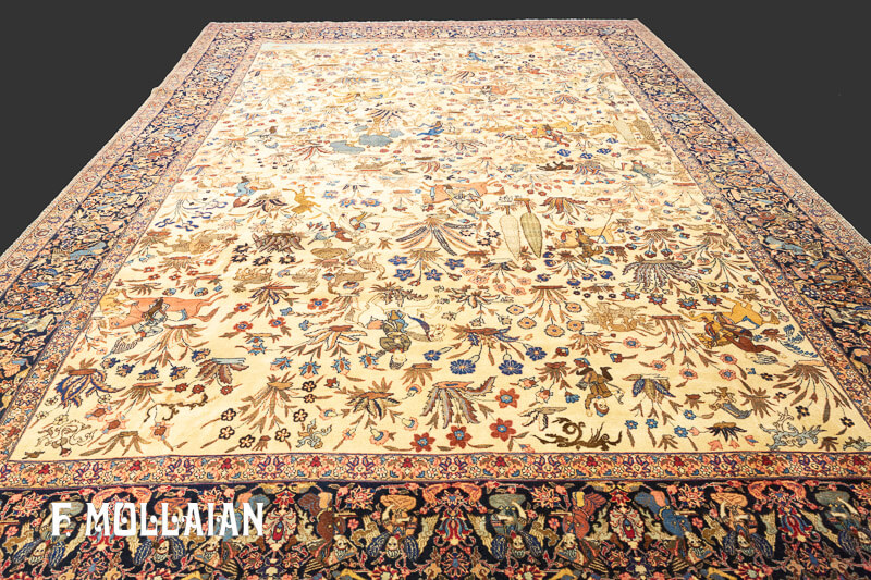 Tabriz Carpet Hunting Design n°:31628658