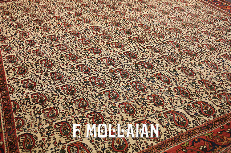 A Square Persian Bakhtiari Antique Carpet n°:33538273