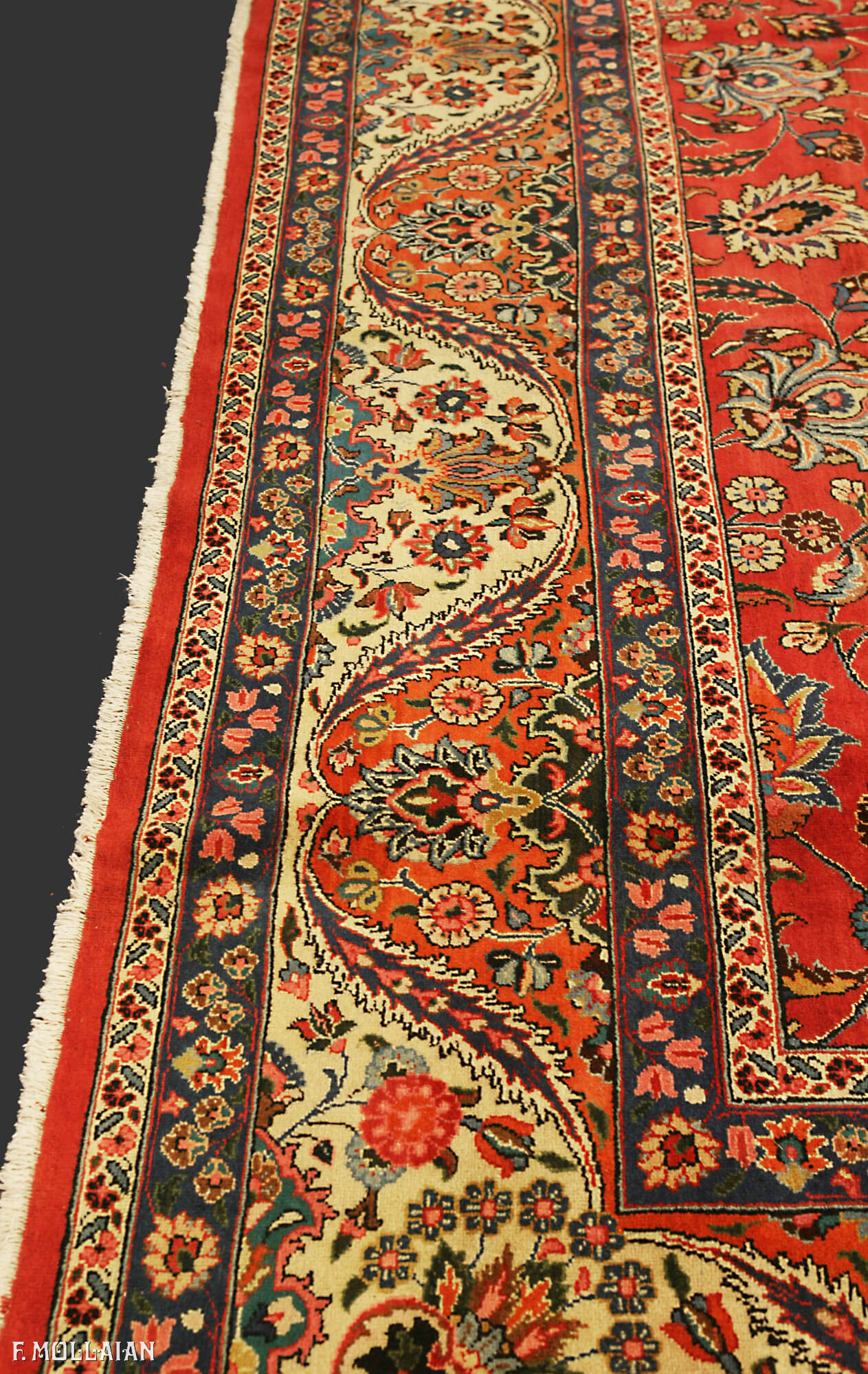 Persian Mashad Carpet Signed Amoghli n°:36086167