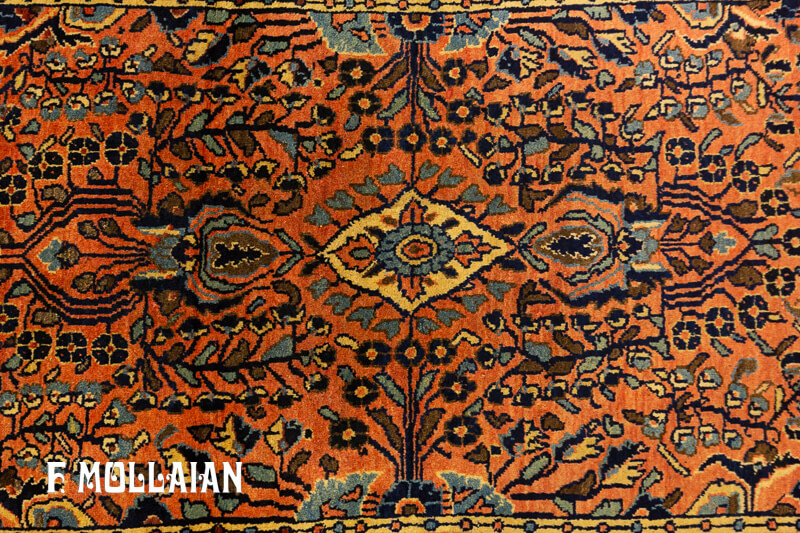 Antique Persian Small Saruk Rug n°:46601650