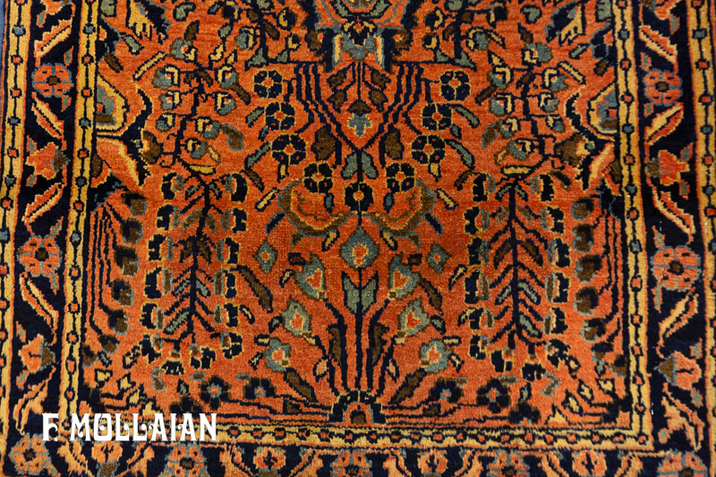 Antique Persian Small Saruk Rug n°:46601650