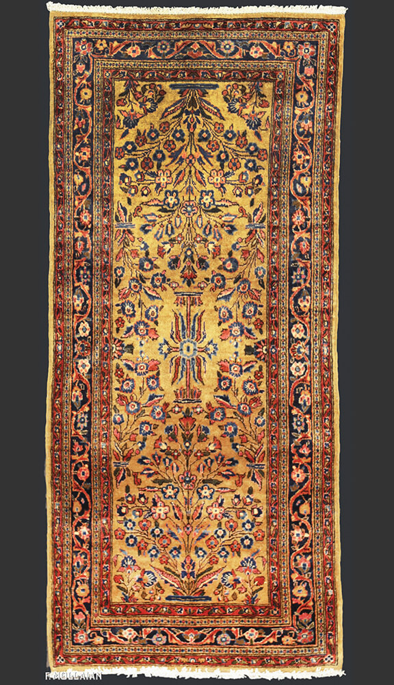 Small Classic Floral Kashan Manchester Antique Rug n°:51144845