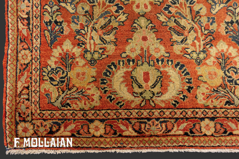 Antique Persian Small Saruk Rug n°:61766543