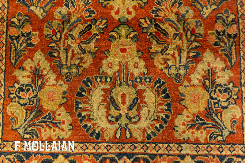 Antique Persian Small Saruk Rug n°:61766543