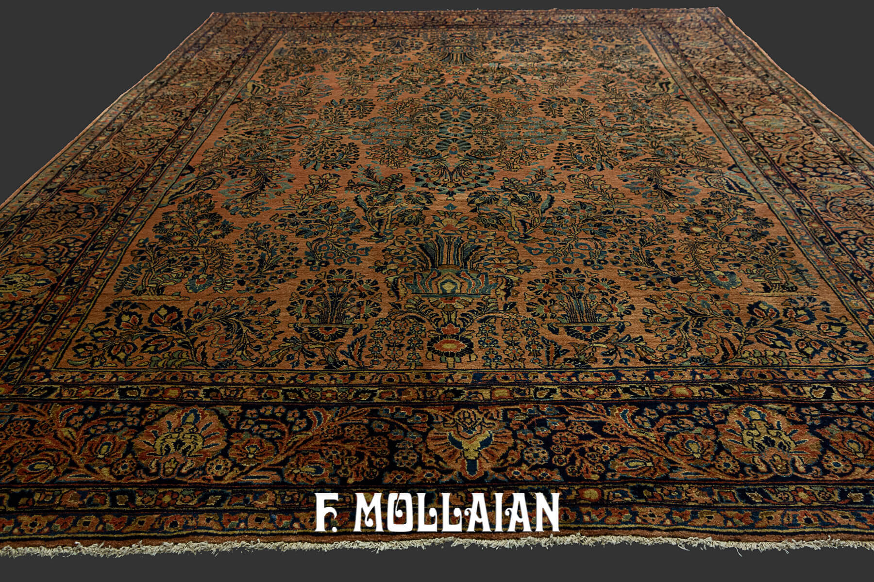 Antique Persian Saruk Classic Floral Carpet n°:66280303