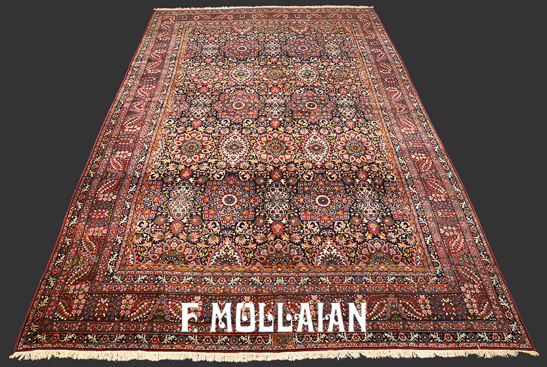 Tapis Persan Antique Yazd n°:67316720