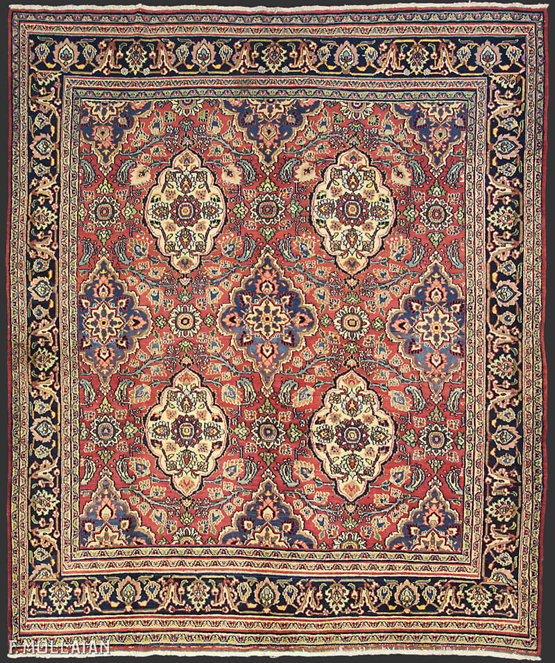 Antique Persian Dorokhsh Carpet n°:76394173