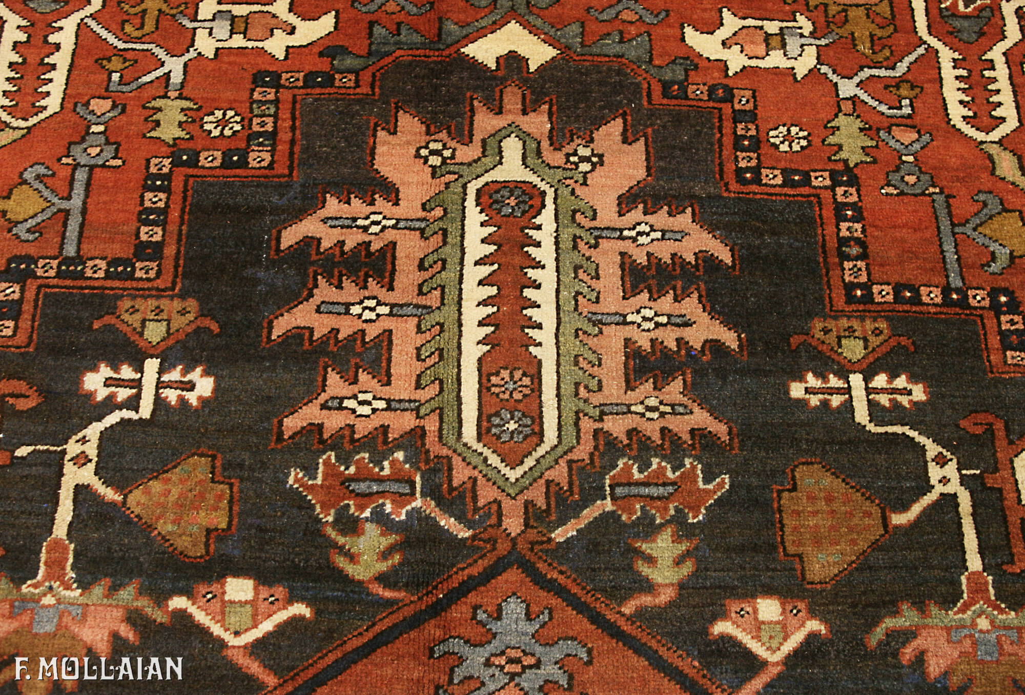 Tapis Persan Antique Heriz n°:90088631