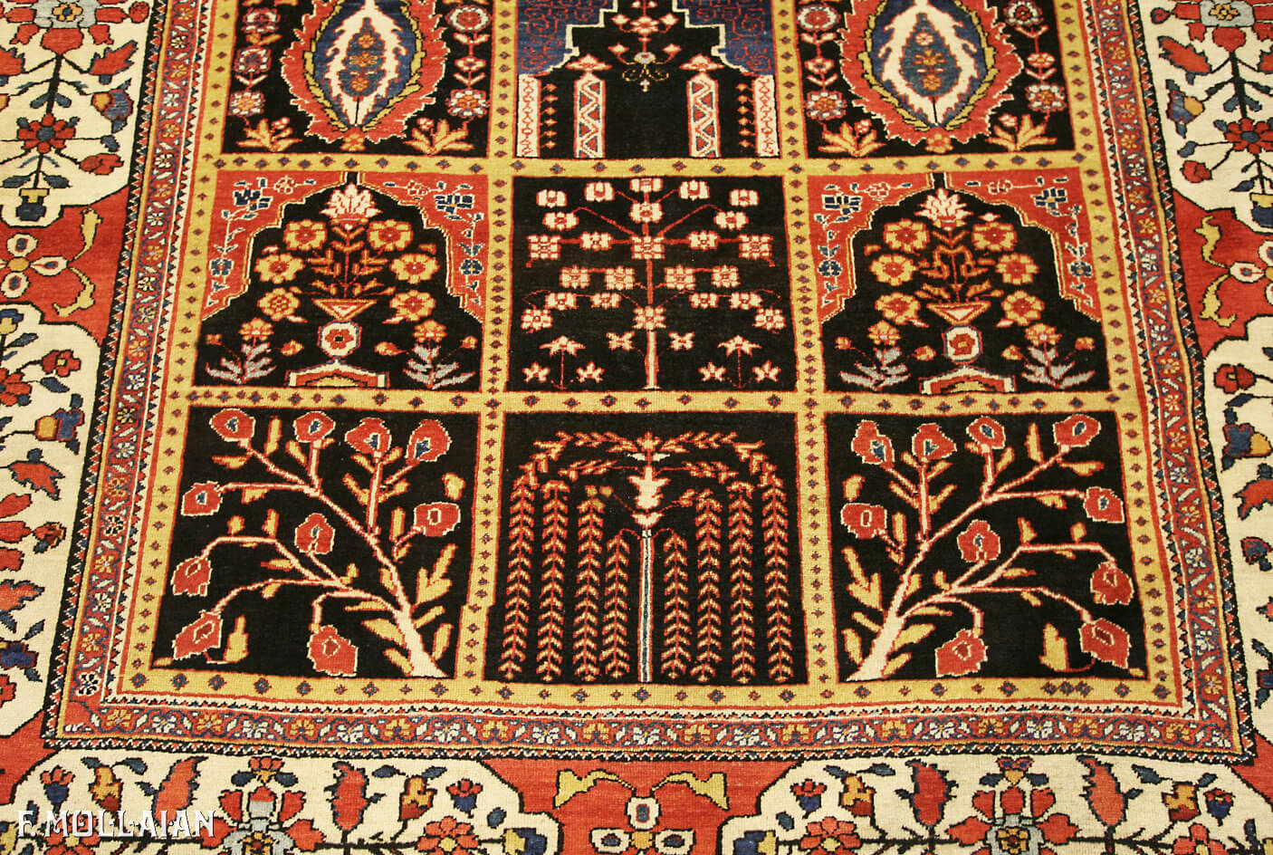 Signed and Dated Bakhtiari “Kheshti” Rug n°:21766031